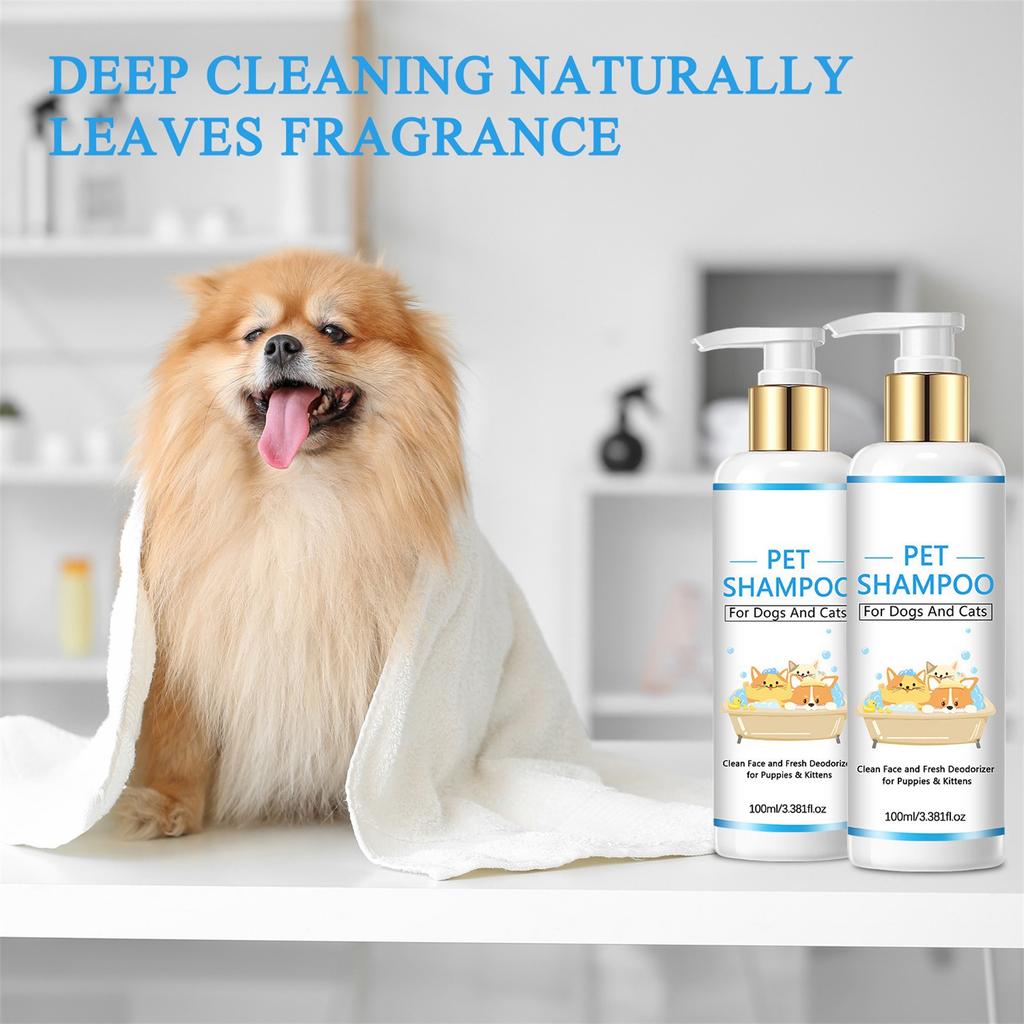 Pet Face And Body Cleanser Universal Shampoo For Cats And Dogs Suitable For Puppies And Kittens
