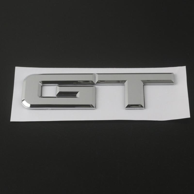 Applicable to GT car logo, tail label, metal 5.0 displacement standard, commemorative edition, side label, leaf plate label, upgrade label