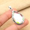 Rainbow Mystic Topaz Gemstone Handmade 925 Solid Sterling Silver Jewelry Pendant For Women