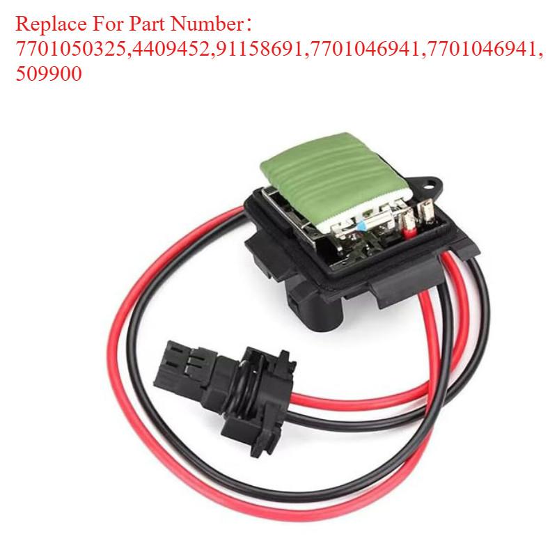 Car Heater/Blower Motor Fan Regulator Resistor Fit for Nissan Primastar 2001-2019 X86 91158691,7701046941