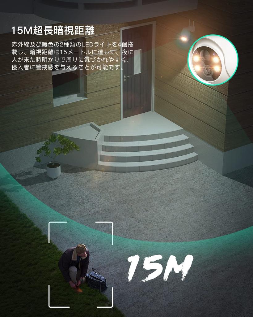 5 миллионов сверхвысоких COOAU безопасности ночной цвет PIR человеческое тело 5dBiWiFi широкоугольный PTZ-наблюдение для наружного без питания без проводов рабочая сеть