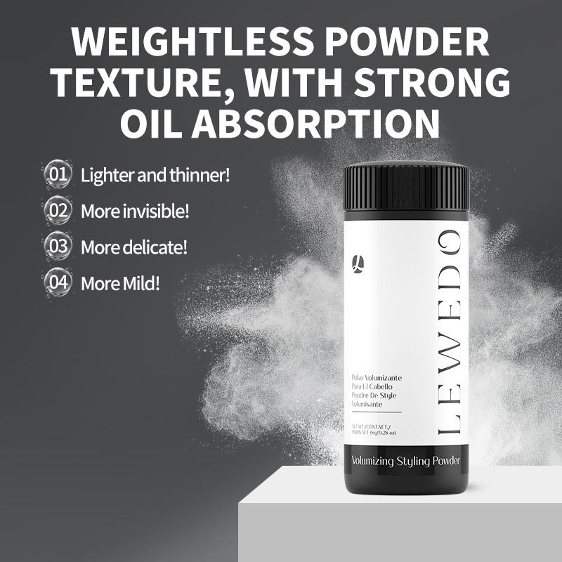Пудра для пышности волос, дизайн стрижки, увеличение объема волос, фиксация пушистости, стойкая укладка, освежающая, мужская и женская пудра для укладки волос