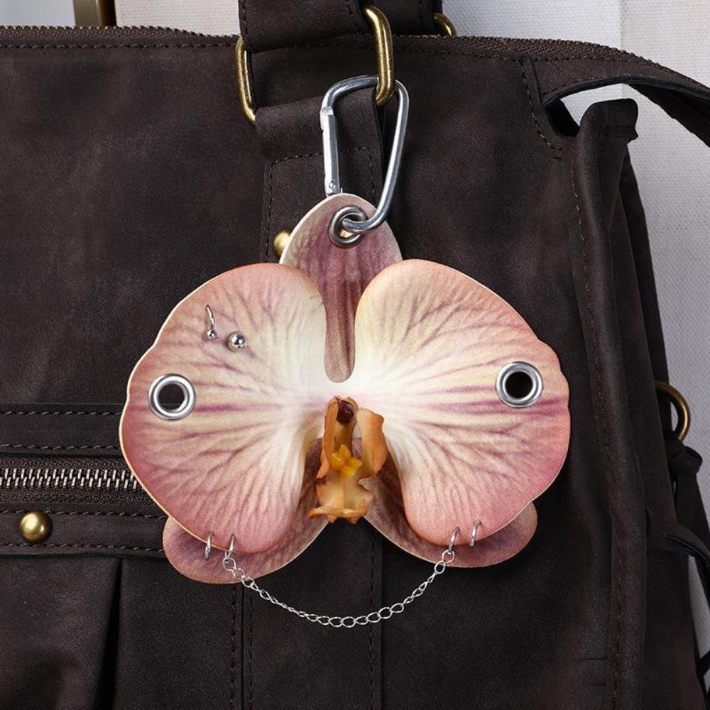 Брелок Орхидея Фаленопсис Брелок Подвески для телефона Подвеска для сумки Подвеска Имитация цветка Пара Дети