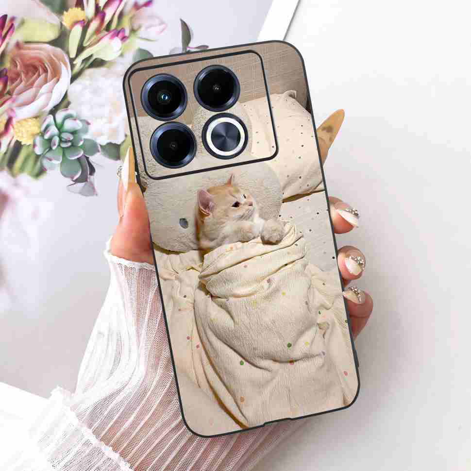 Colorful Butterfly Fashion For Infinix Note 40 5G X6852 Case Silicone TPU Black Cover For Infinix Note40 5G Bumper Shell Fundas