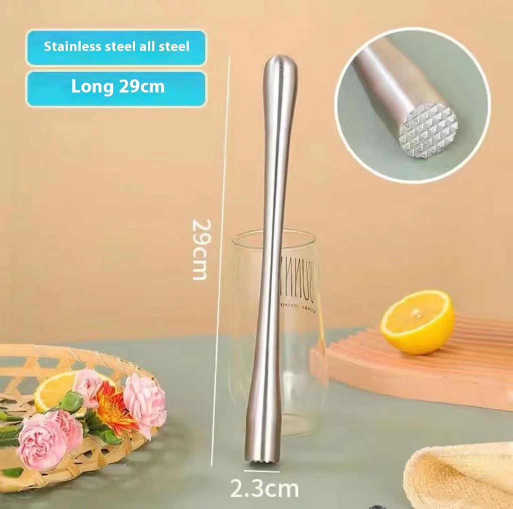 Молоток для лимона из нержавеющей стали, дробленый фруктовый мороженый, бар для молока, чая, дробилка для коктейлей, палочка для смешивания