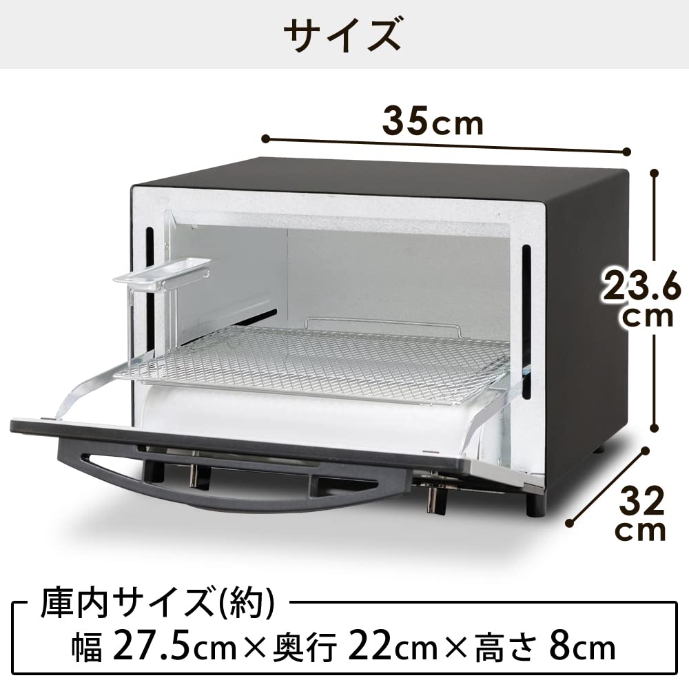 steam oven toaster KSOT-012-B (black)