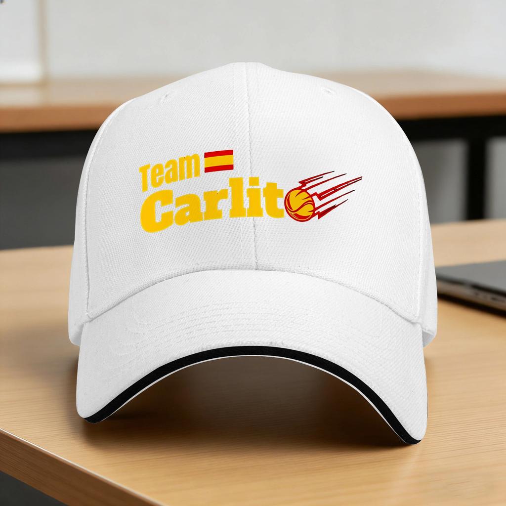 Carlos Alcaraz Vamos Baseball Cap Summer Casual Trucker Hat For UnisexTeens Outdoor Sports Sun Baseball Caps