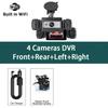 4 Cameras 360° Full HD 1080P Car DVR Wifi Dash Cam 4 Channel Dashcam Video Recorder WDR Night Vision Black Box Cabin Camera