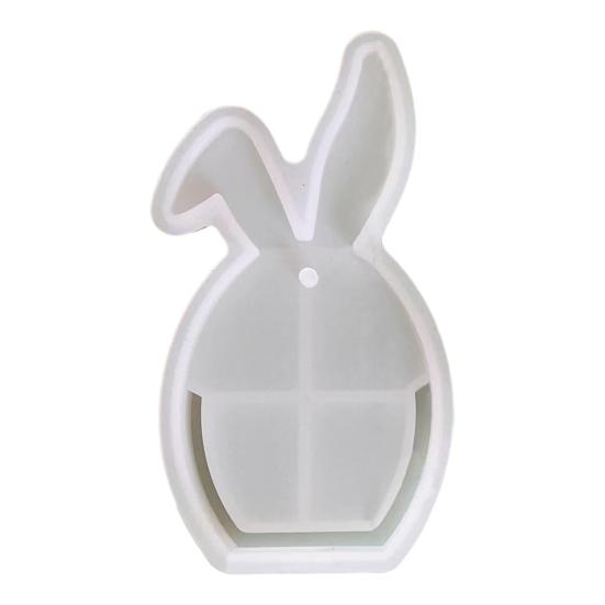 Пасхальная силиконовая форма для подарков на деньги, гипсовые формы в форме кролика, форма для держателя помады, гибкая форма для денег, смоляная форма для пасхального подарка своими руками