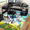 1pc Rainbow Unicorn Chair Mat - Anime Cartoon Design, Non-Slip Carpet for Office Chairs, Festive Gift, Suitable for Home Decor, Living Room, Bedroom,