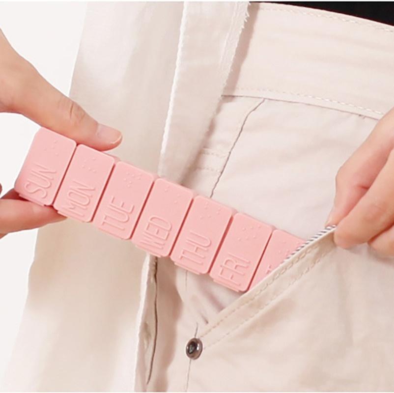 Еженедельный дозатор таблеток, регулируемый контейнер для хранения витаминов