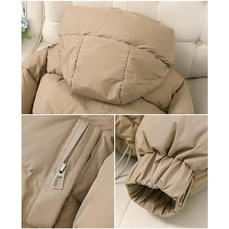 DAFIFY Женская мода повседневная осень-зима однотонные принты с длинным рукавом куртки и пальто пуховики