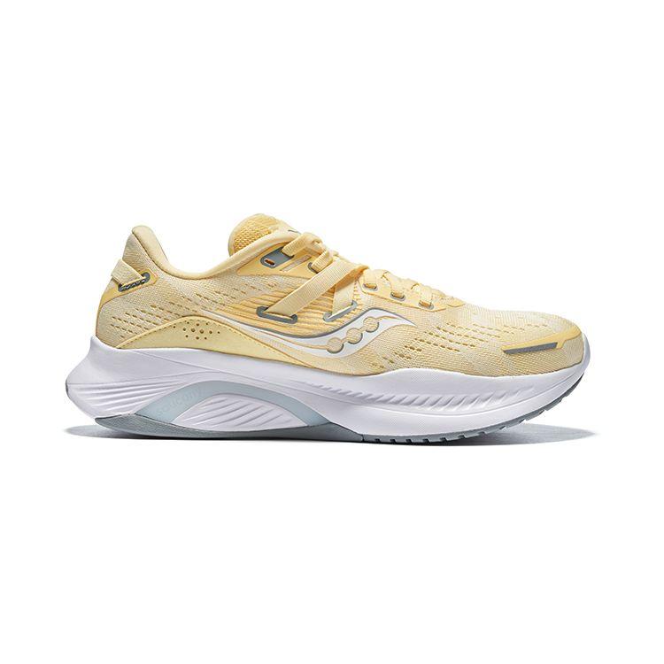 SAUCONY Руководство 16 Повседневные Удобные Нескользящие Амортизирующие Кроссовки для Марафона с Низким Верхом Женские кроссовки Желтые S10810-34