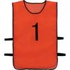 TRUSCO Number Safety Vest 1 Piece Each Set Orange "1" ~ "10" TBB-10SET