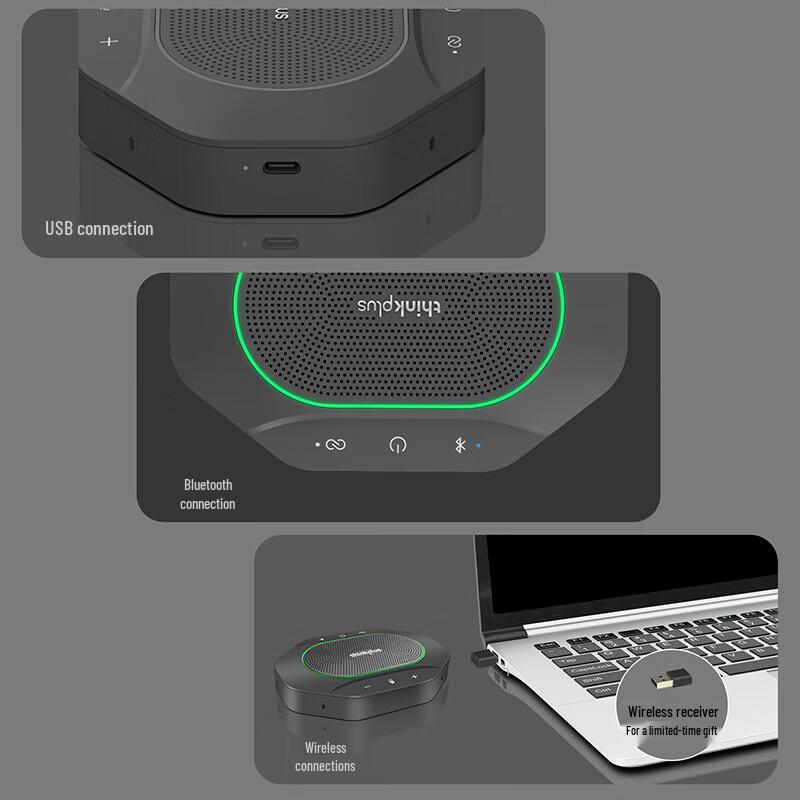 Lenovo Беспроводной конференц-спикер и микрофон Thinkplus MK-MC600 (Китайская версия)