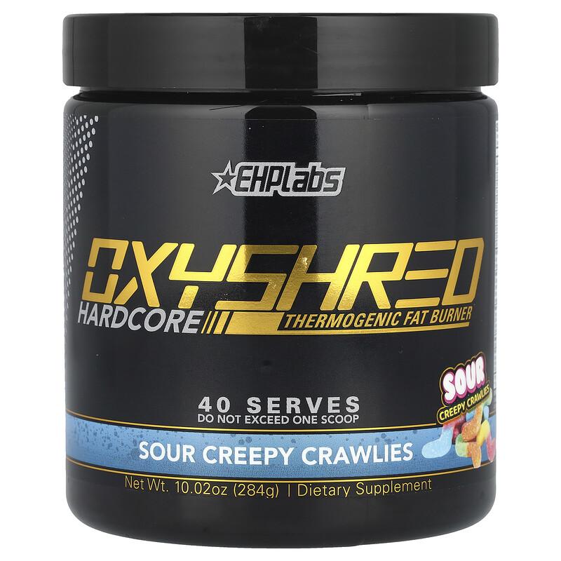 OxyShred Hardcore, Thermogenic Fat Burner, Sour Creepy Crawlies, 10.02 oz (284 g)