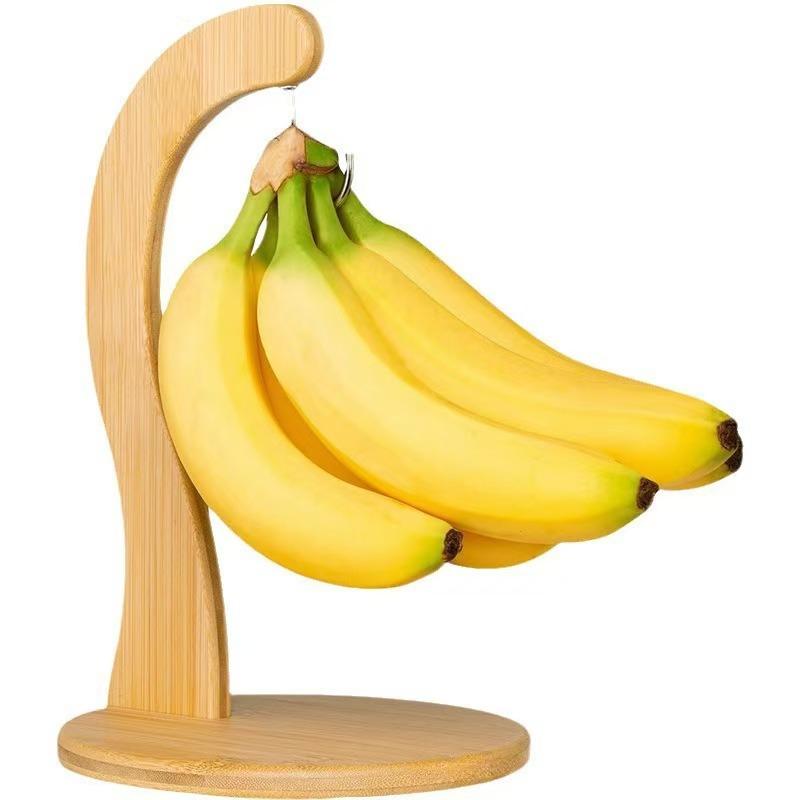 Creative Banana Holder Hook Keep Bananas Fresh Under Cabinet Hook Bananas Hanger for Kitchen Items Fruit Storage