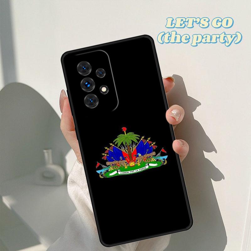 Haiti Haitian Flag phone case For Samsung Galaxy A42 A31 A40 A51 A71 A32 A80 A91 A52 A72 A73 A20e A21S A50 A70 A11 A12 Cover