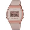 Casio Стандартные цифровые женские часы LW-204-4A Розовый Бежевый Розовое золото Повседневный стиль