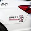 Durable Alloy Emblem Nurse Compassion Strength Service Car Badge, Scratch Resistant Station Sign Metal Emblem, 3D Relief Nursing Profession
