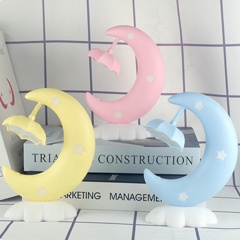 Star Moon Lamp with LED Light USB Rechargeable Night Light for Kids Nursery Bedroom Desk Decor Cute Star Moonlight Gift Idea