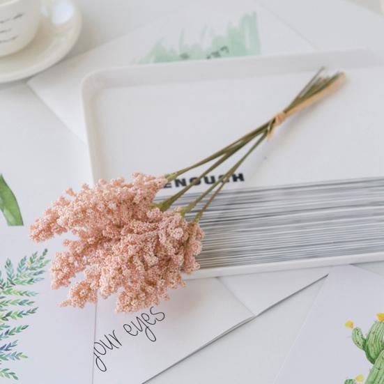 1 букет искусственных лавандовых неувядающих сохраняющих свежесть искусственных шелковых цветов для дома искусственные цветы