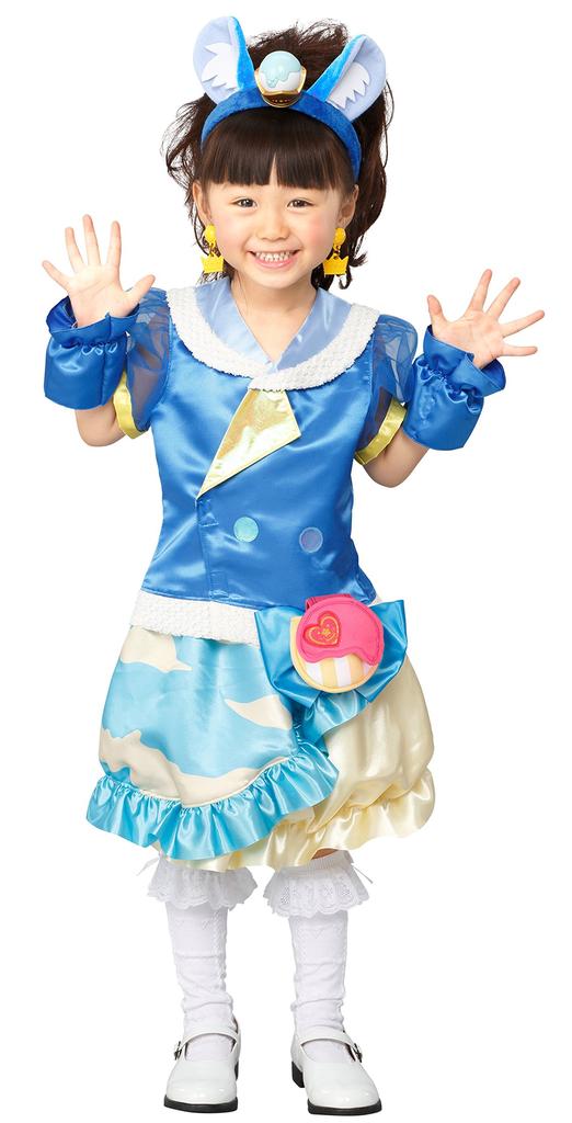 Kirakira Precure A La Mode Cure Gelato Transformation Kids Costume for Girls Pre-Cure 95cm-115cm
