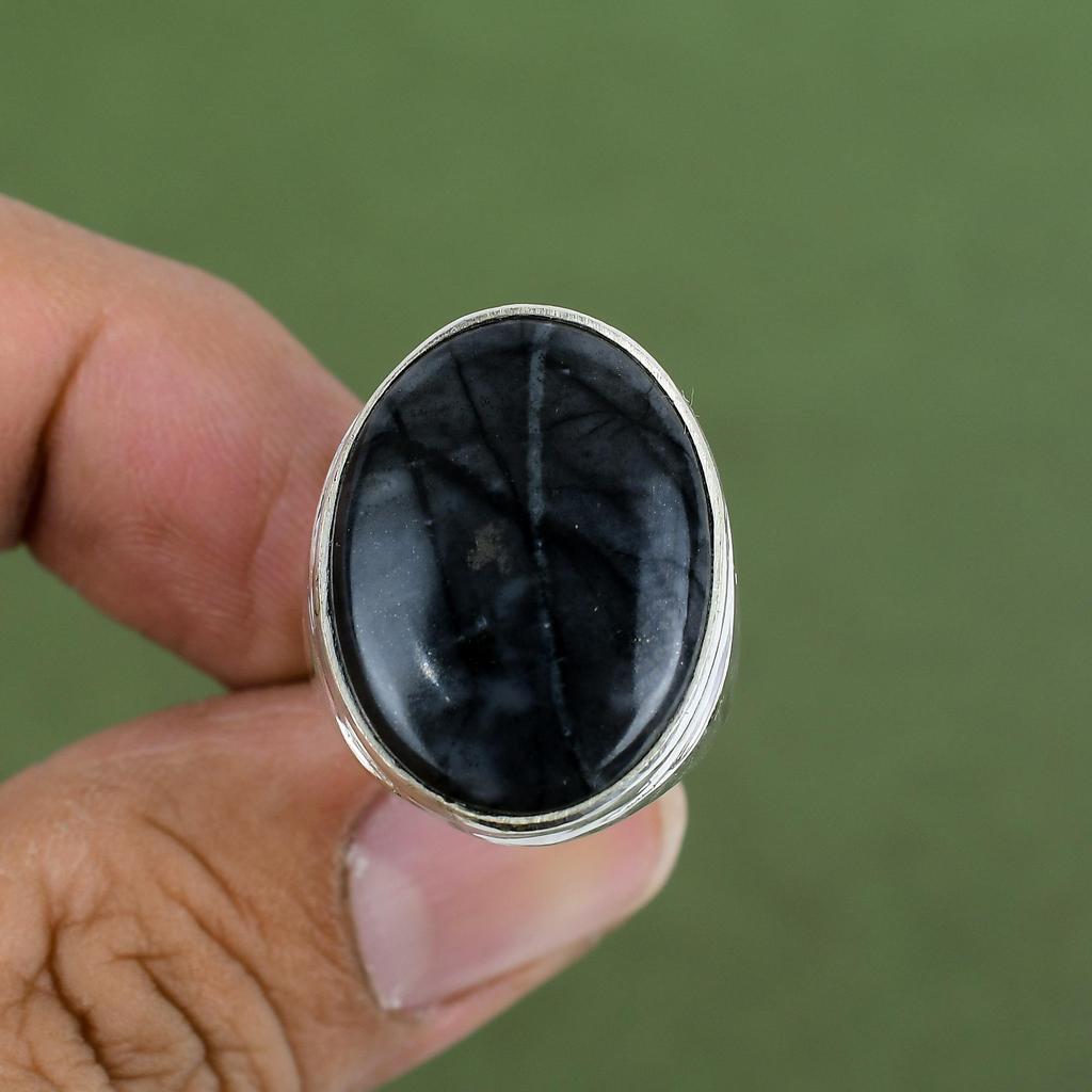 Picasso Jasper Ring 925 Sterling Silver Ring Handmade Ring Elegant Ring Picasso Jasper Gemstone Jewelry Wedding Gifts Available In Ring Size