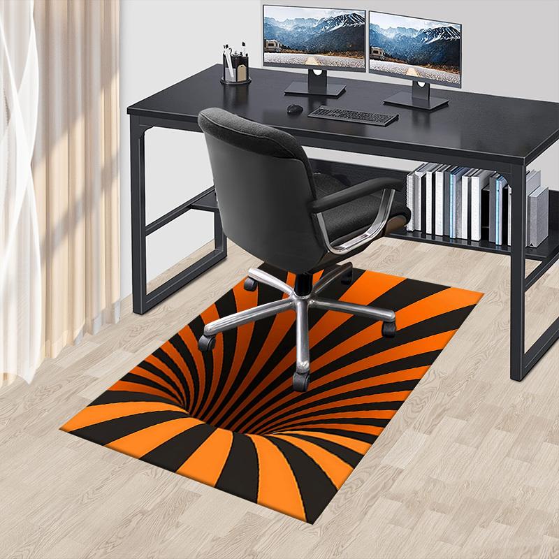1PC Stripes Circle Extra Large Non Slip Floor carpet, Office, family, Studio Large Area Rug Indoor Rugs, Bold Statement Piece