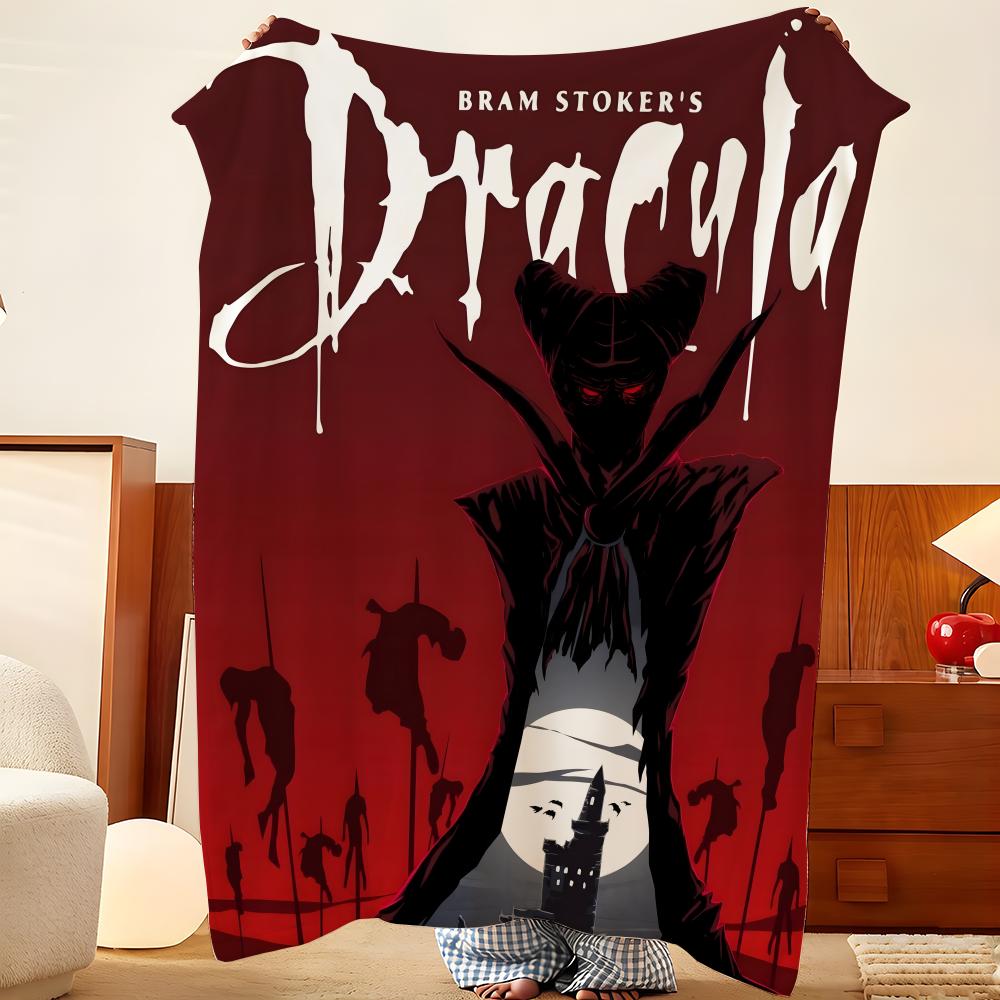 Плед B-Bram S-Stoker's D-Dracula, легкий, уютный, прочный, моющийся, милый, классный