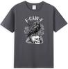 Halloween F Caw F Black Bird FCawF Crow With Skull Horror Graphic TShirt