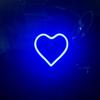 Светодиодный неоновый светильник в форме сердца, режимы вспышки, суперяркий, простая установка, светодиод