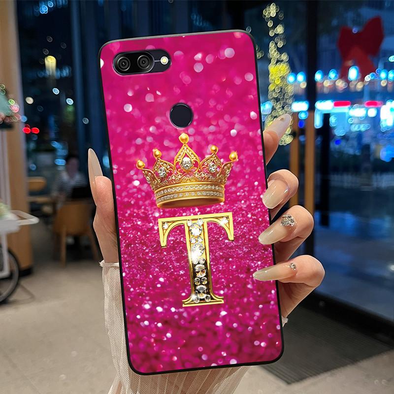 Newest Letter Crown Design Phone Casing For ASUS Zenfone Max Plus (M1) ZB570TL Black Case Bumper Silicone Shockproof Soft Cover