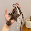 Bag Charm PU Leather Star and Ball Pendant Love Ring Women Bag Decoration Backpace Accessories for Daily Use or Party Gifts