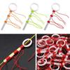 50pcs 3Colors Cotton Thread Bobber Looper Plastic Fishing Bobber Float  Rock Fishing Accessories