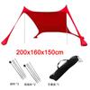 Pop-up Canopy Portable Sunshade Beach Tent UV Resistant Camping Bed Tent Windproof and Sunscreen Sun Shelter Canopy Garden House