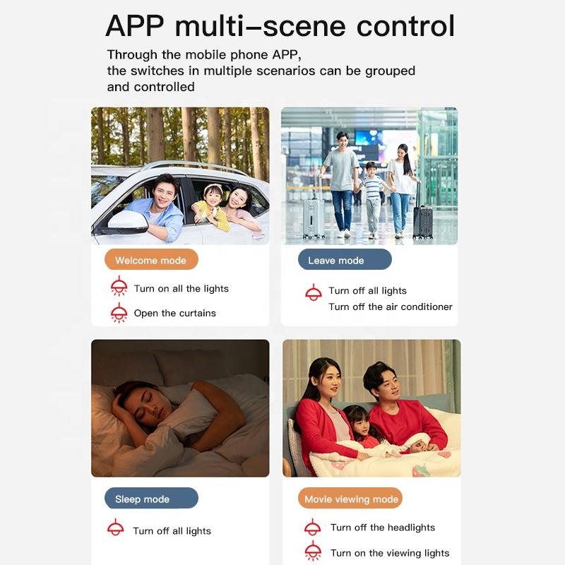12V/24V/220V Zigbee Hotel Scene Wall Switch Smart Tuya Scene WIFI Wireless Control Switch , Zigbee Smart Remote Heater Switch