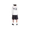 Футболка adidas x Y-3 Logo L/S белая мужская уличная одежда JE9279