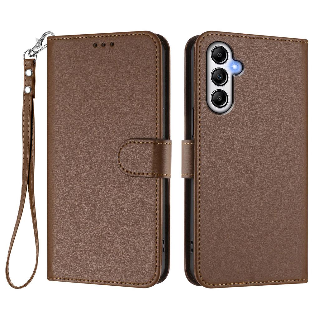 For Samsung Galaxy A35 5G Leather Case Wallet Stand Phone Cover with Wrist Strap