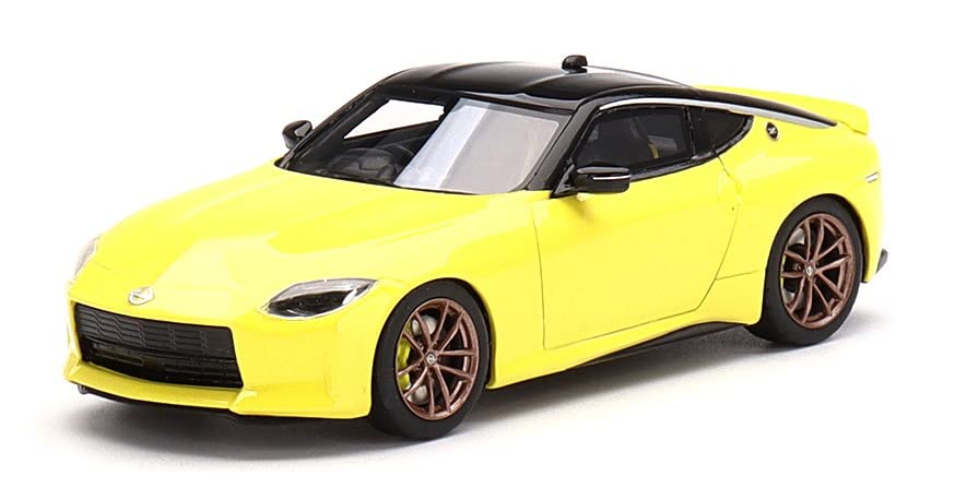TSM MODEL Nissan Fairlady Z Protospec 2023 Ikazuchi Yellow Finished Product 1/43 (Right Handle)