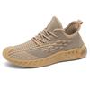 Men's shoes 2025 new summer breathable fly-woven mesh coconut shoes men's lightweight soft-soled casual sports running trendy shoes