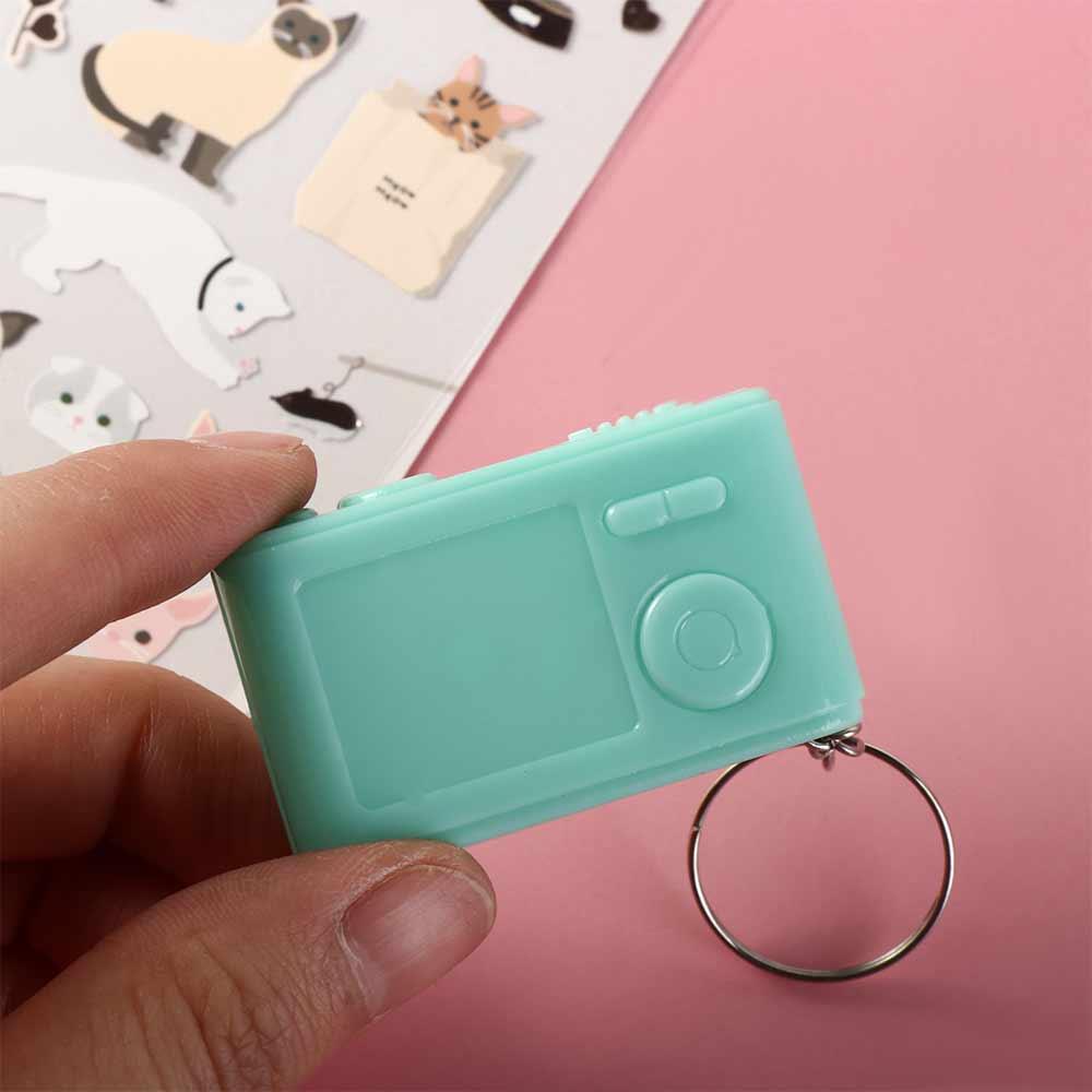 LED Camera Car Key Ring Plastic Mini Camera Toy LED Keychains  Children Toys