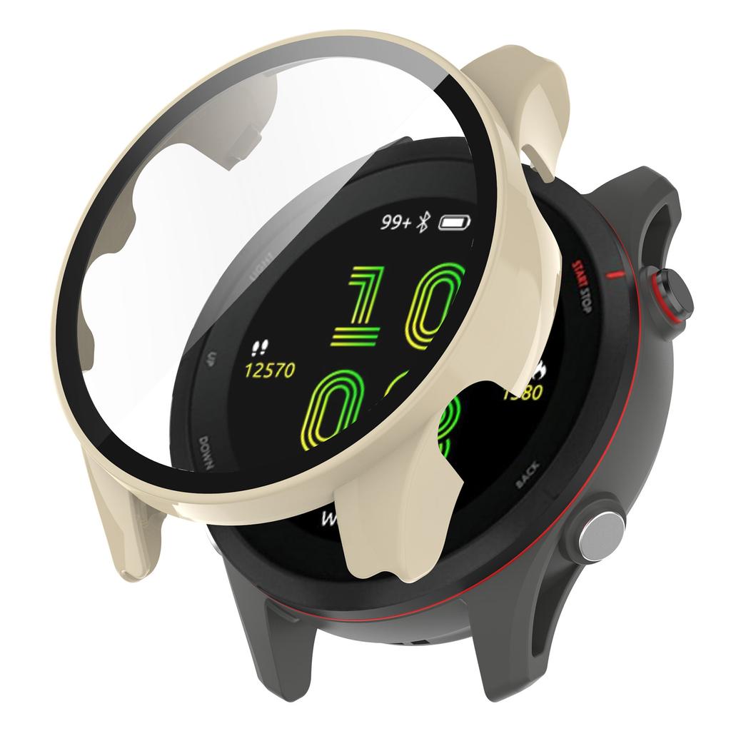 2 In1 PC Full Protective Case For Garmin Forerunner 255 255S Glass Screen Protector Cover Hard Shell Bumper Frame Case + Film