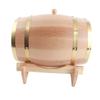 10L Vintage Wood Timber Wine Barrel Dispenser for Whiskey Bourbon Tequila
