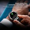 AK77 Steel Strap 1.43-inch AMOLED Smart Watch Sleep Health Monitoring Bluetooth-compatible Call Sports Watch