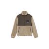 Colorblock Sports Fleece Stand Collar Jacket Men Jackets Brown 846325-42