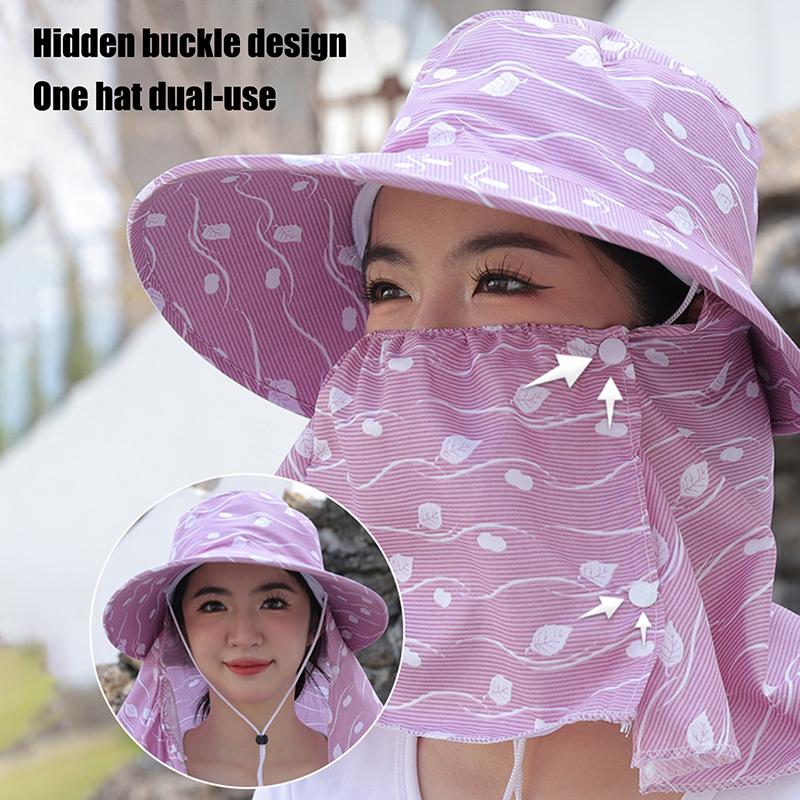 Женская шляпа от солнца, защита от ультрафиолета, шляпы для рыбалки, охоты, походов, широкополая панама, летняя маска, защитный чехол, кепки с козырьком для улицы
