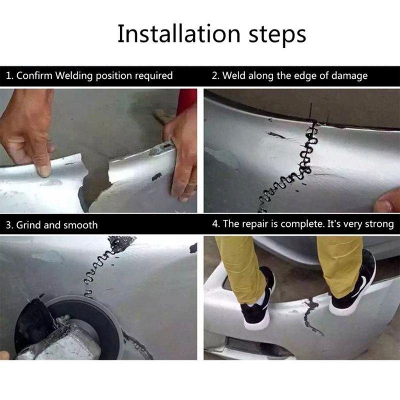 652F Plastic Welder Welding Wave for Staples 0.6 0.8mm for Repairing Bumper Dashboard Radiator Corrosion Resistance High Hard