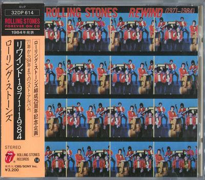 CD ROLLING STONES Rewind 1971 1984 32DP614 32DP 614 1986 Япония Рок Б/У