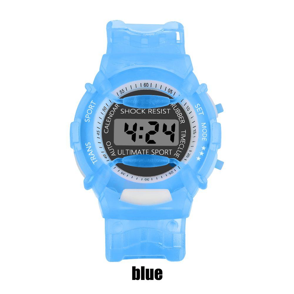 Kids Child Cartoon Children Digital Watches Electronic Meter LCD Wristwatch Candy Wrist Watch